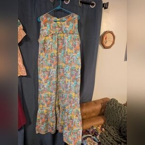 Floral Sleeveless Maxi